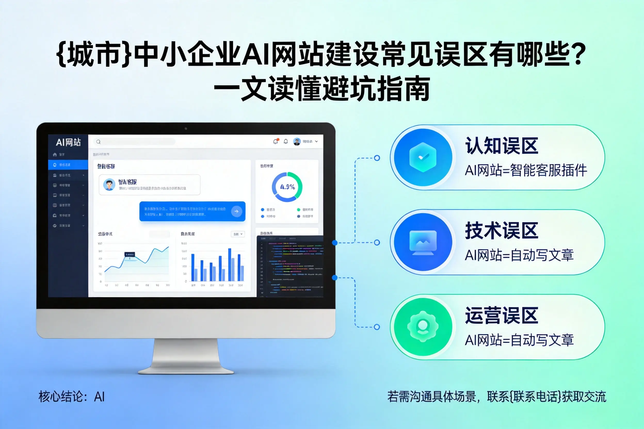 益阳中小企业AI网站建设常见误区有哪些?一文读懂避坑指南