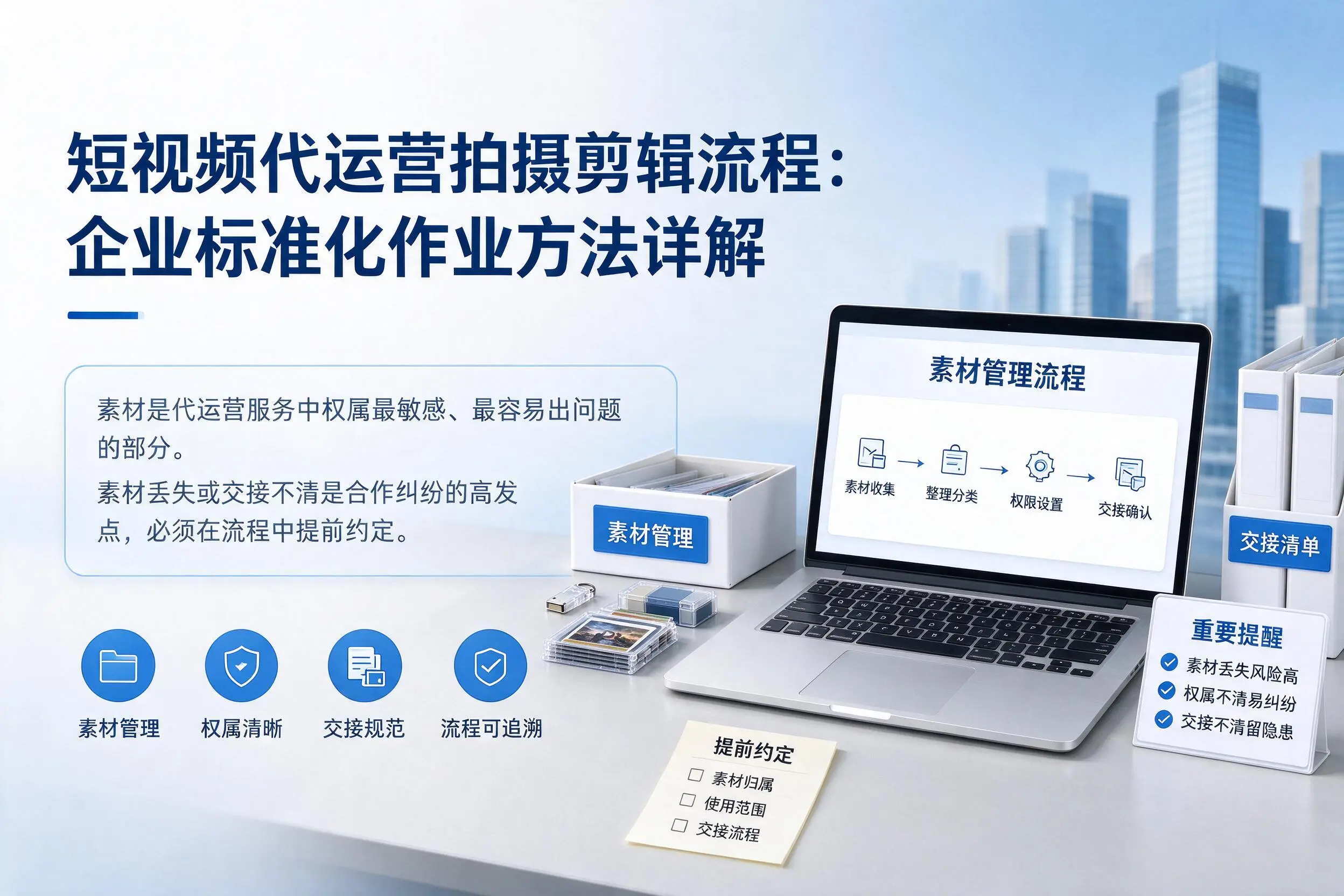 短视频代运营拍摄剪辑流程:益阳企业标准化作业方法详解