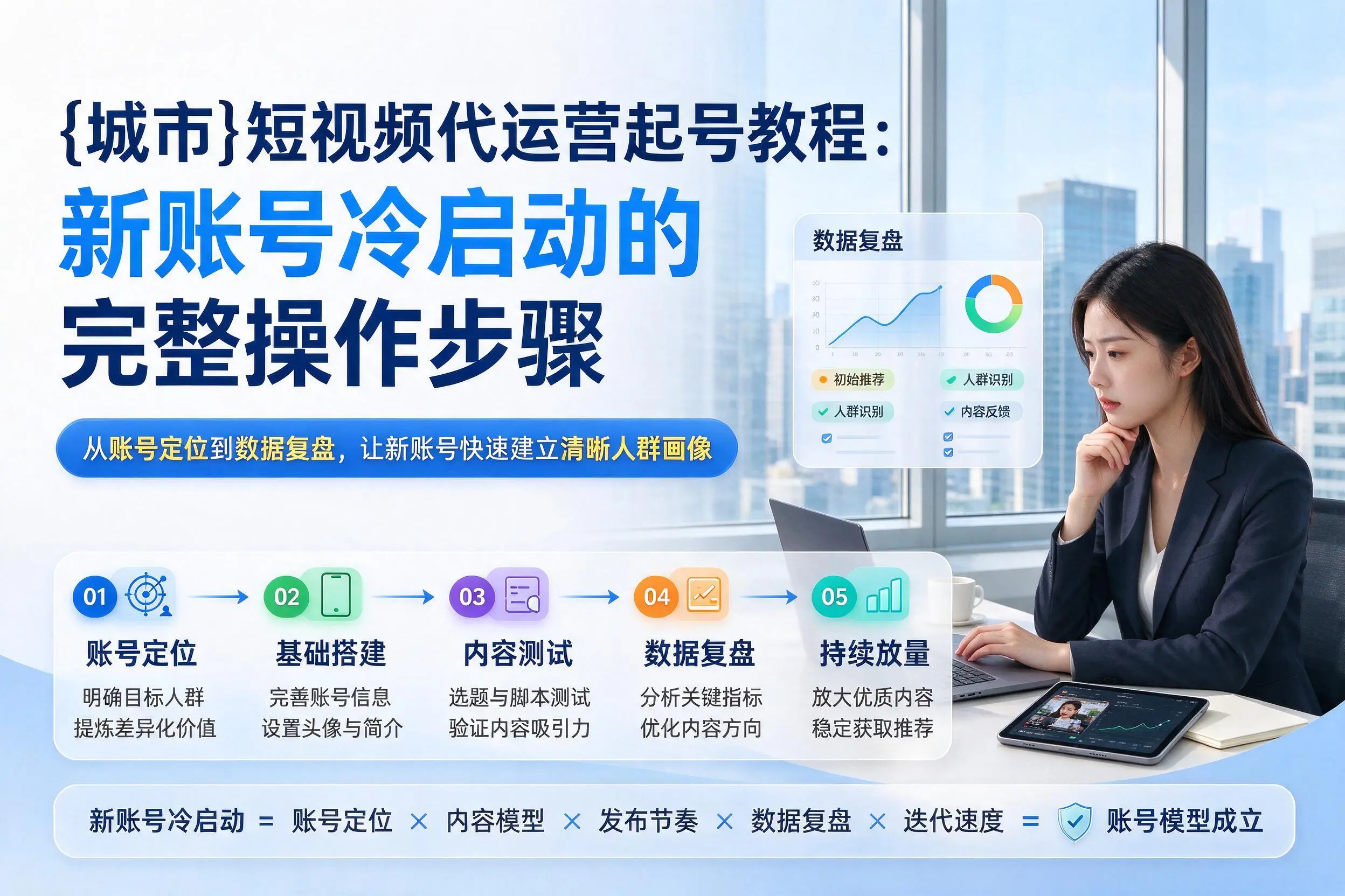 益阳短视频代运营起号教程：新账号冷启动的完整操作步骤