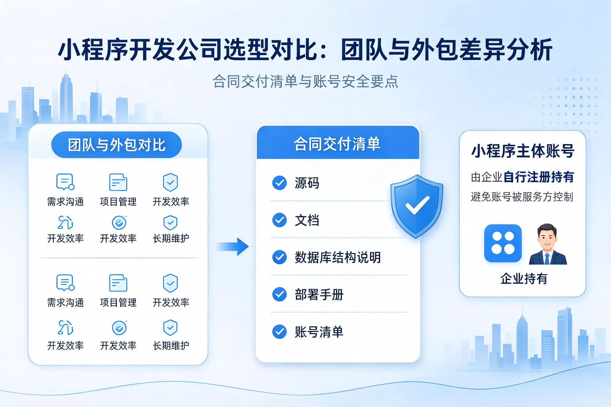 益阳小程序开发公司选型对比：团队与外包差异分析