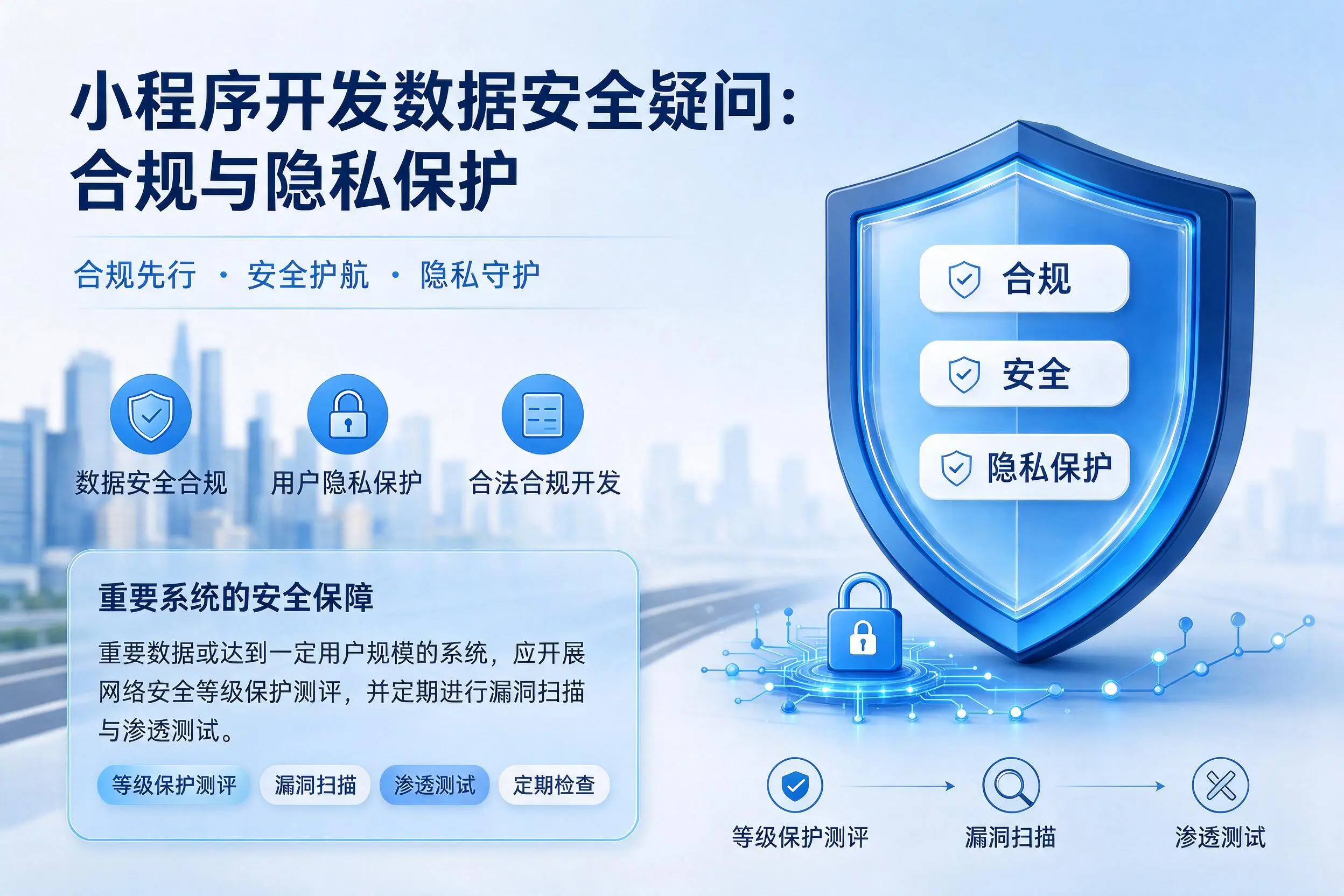 益阳小程序开发数据安全疑问：合规与隐私保护