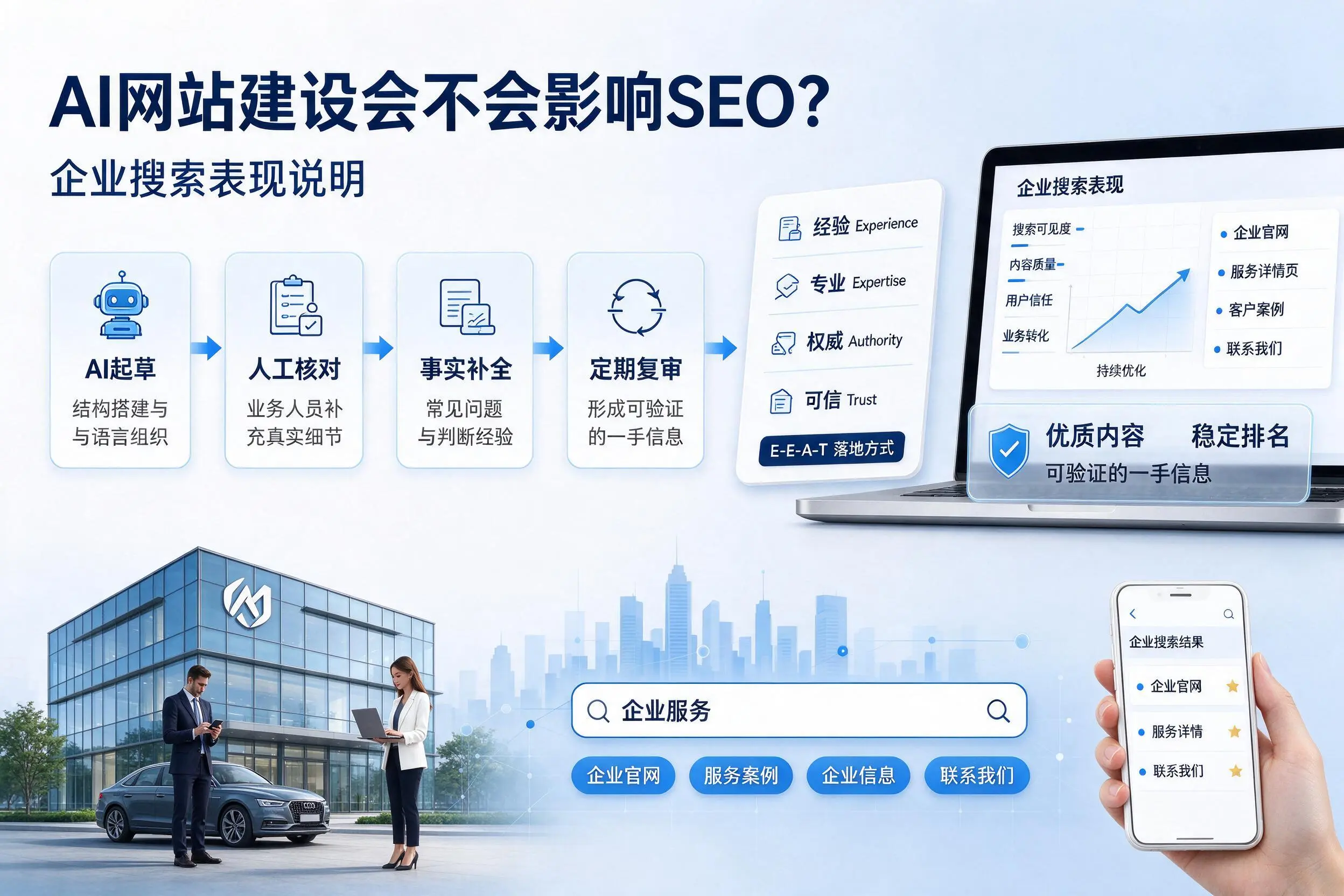 AI网站建设会不会影响SEO？益阳企业搜索表现说明