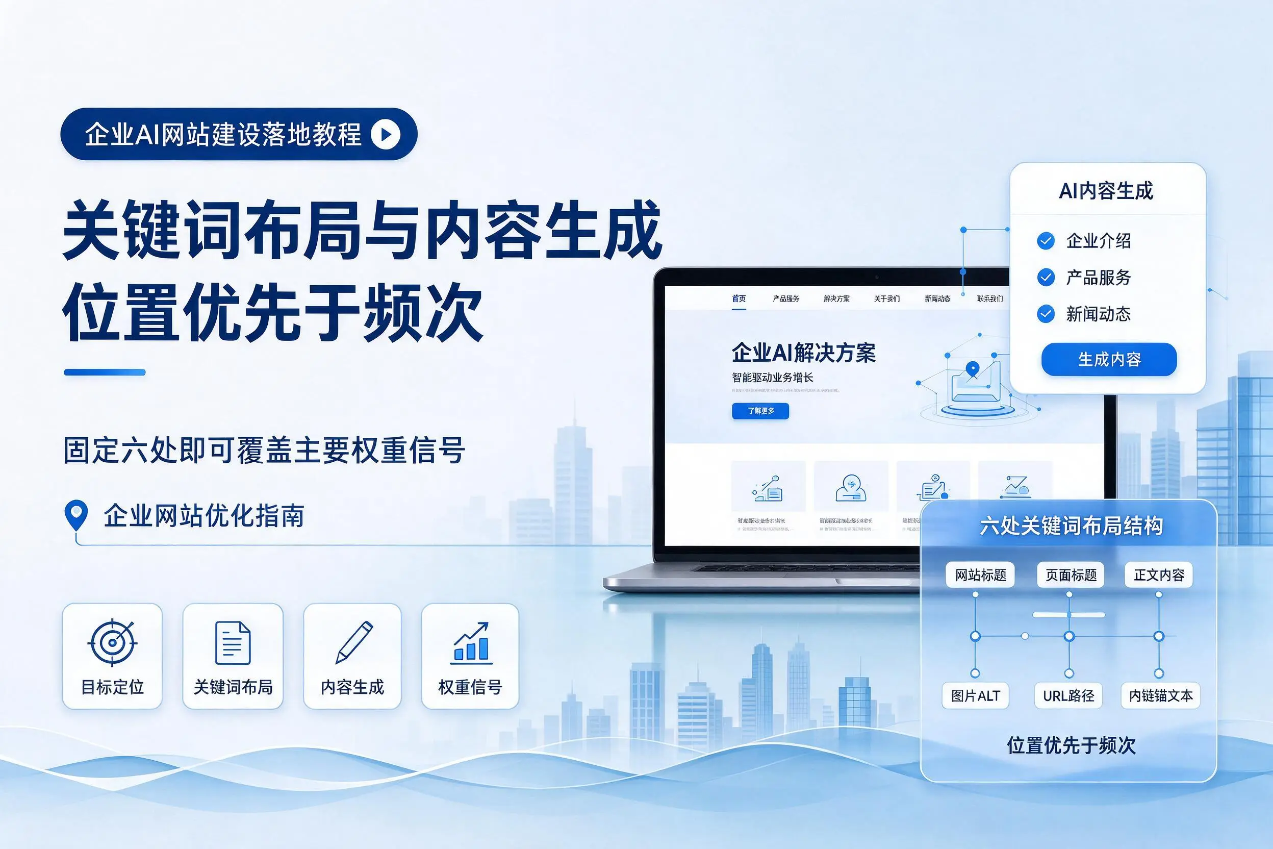 益阳企业AI网站建设落地教程:关键词布局与内容生成